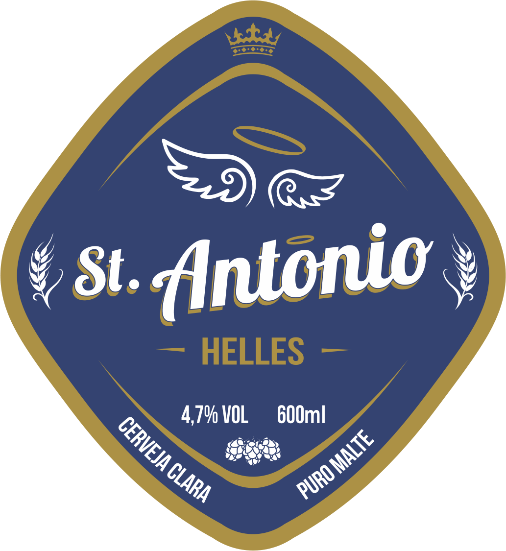 rotulo cerveja helles